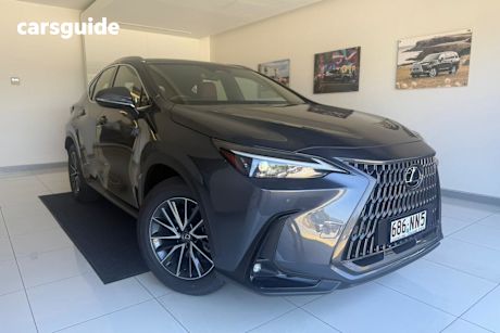 Grey 2024 Lexus NX SUV NX350H LUXURY F