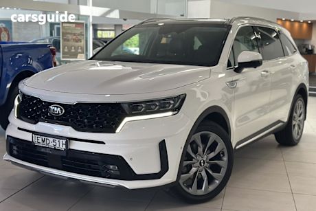 White 2020 Kia Sorento Wagon Gt-Line 7 Seat