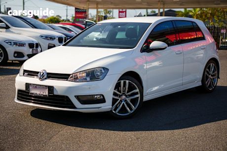 White 2014 Volkswagen Golf Hatchback 103 Tsi Highline