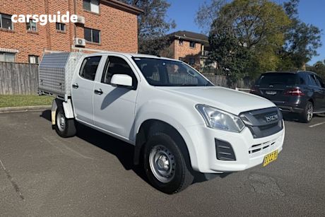 White 2020 Isuzu D-MAX Crew Cab Chassis Sx Hi-Ride (4X2)