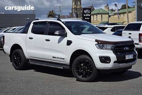 White 2021 Ford Ranger Ute Tray WILDTRAK 4X4
