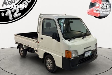 White 1999 Subaru Sambar Ute Tray 4WD TC