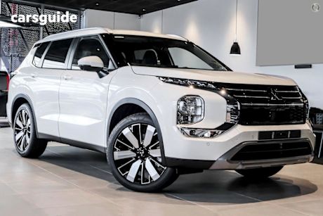 White 2025 Mitsubishi Outlander Wagon Aspire 7 Seat (2Wd)