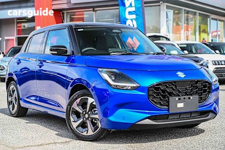 Blue 2025 Suzuki Swift Hatchback Hybrid Glx