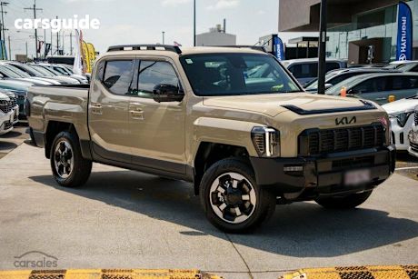 Beige 2025 Kia Tasman Ute Tray X-LINE 4X4