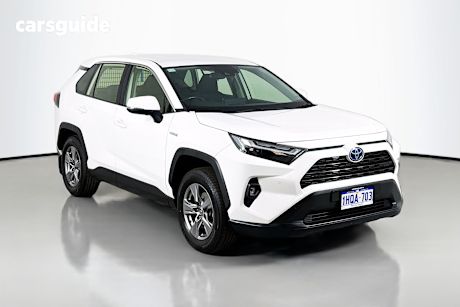 White 2022 Toyota RAV4 Wagon Gx (2Wd) Hybrid