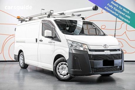 White 2019 Toyota HiAce Commercial R