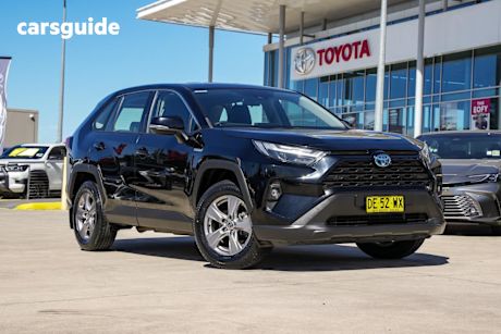 Black 2022 Toyota RAV4 Wagon Gx (2Wd) Hybrid