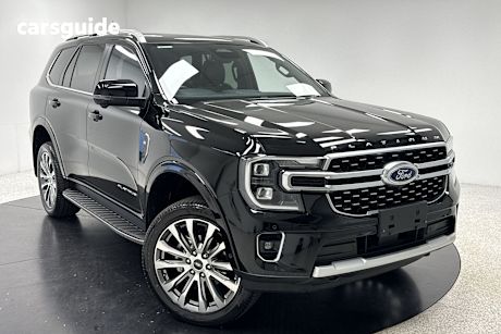 Black 2023 Ford Everest SUV PLATINUM 4X4
