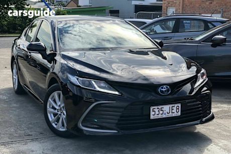 Black 2023 Toyota Camry Sedan Ascent Hybrid