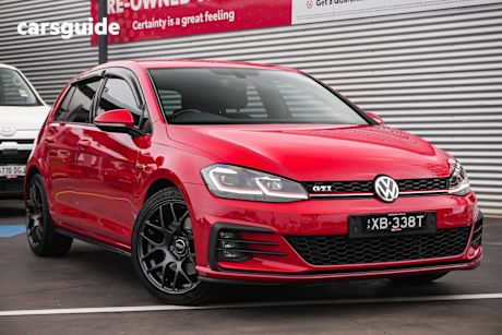 Red 2017 Volkswagen Golf Hatch GTI F
