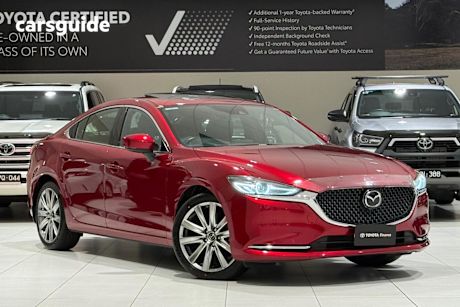 Red 2022 Mazda 6 Sedan Atenza