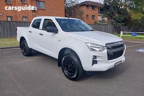 White 2021 Isuzu D-MAX Crew Cab Utility Sx (4X2) High-Ride