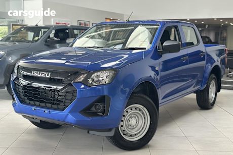 Blue 2025 Isuzu D-MAX Crew Cab Utility Sx (4X4)