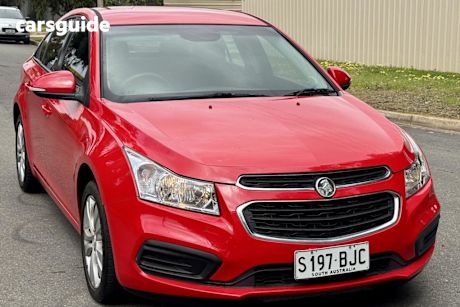 Red 2016 Holden Cruze Sedan Z-Series