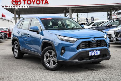 Blue 2022 Toyota RAV4 SUV GX F