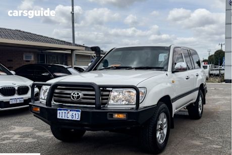 White 2005 Toyota Landcruiser Wagon Gxl (4X4)