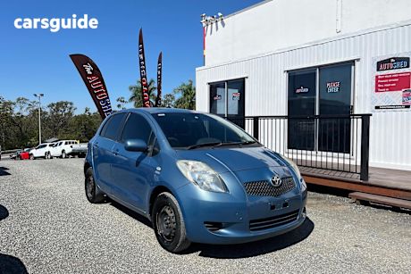 Blue 2007 Toyota Yaris Hatch YR F