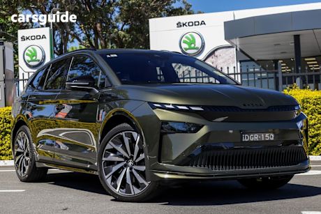 Green 2025 Skoda Enyaq SUV 85 SPORTLINE R