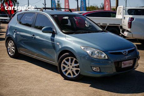 Blue 2008 Hyundai I30 Hatchback Sx
