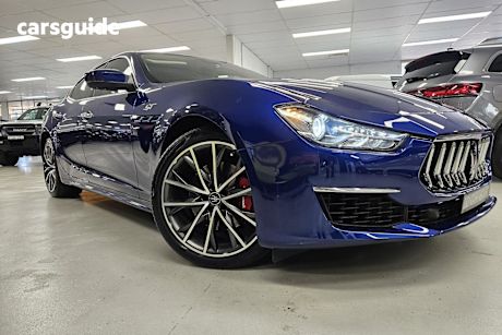 Blue 2021 Maserati Ghibli Sedan GT R