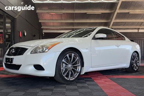 White 2008 Nissan Skyline Coupe 370GT TYPE S P 2DR COUPE 7SP AUTO 3.7I