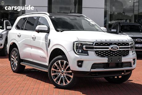 White 2025 Ford Everest SUV PLATINUM 4X4