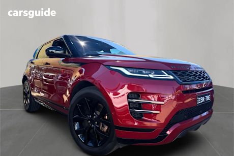 Red 2018 Land Rover Range Rover Evoque SUV P250 R-DYNAMIC S 4X4
