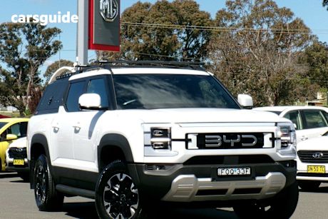 White 2025 BYD Shark 6 Dual Cab Utility Dual Motor Premium