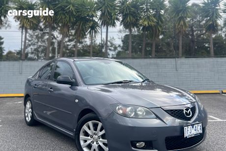 Grey 2007 Mazda 3 Sedan Maxx Sport