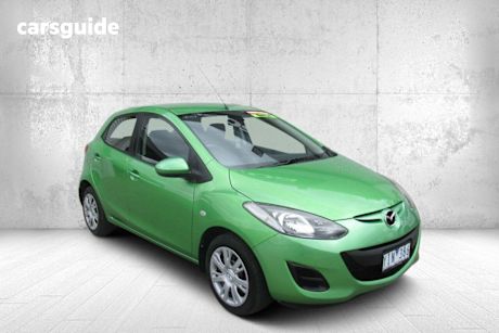 Green 2010 Mazda Mazda2 Hatch
