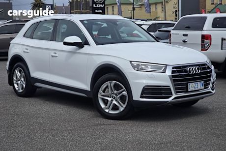 White 2017 Audi Q5 SUV TDI DESIGN 4X4