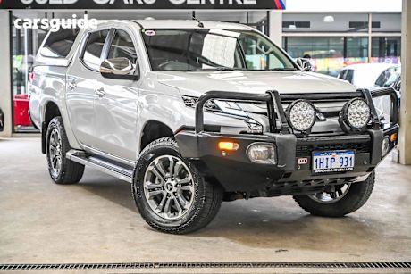 White 2021 Mitsubishi Triton Ute Tray GLS 4X4