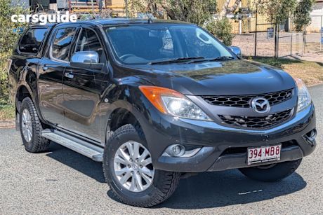 Black 2013 Mazda BT-50 Ute Tray XTR 4X4