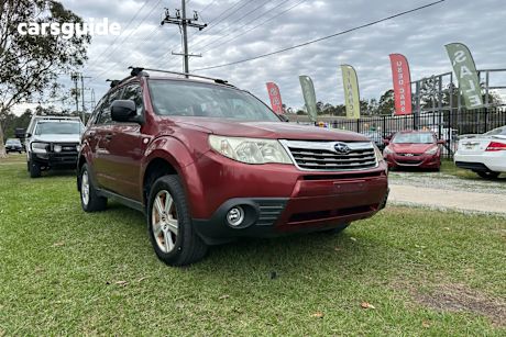 Red 2010 Subaru Forester Wagon X