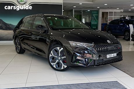 Black 2024 Skoda Octavia SUV RS F
