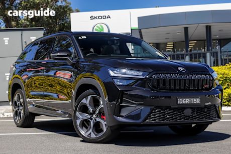 Black 2025 Skoda Kodiaq SUV RS 4X4