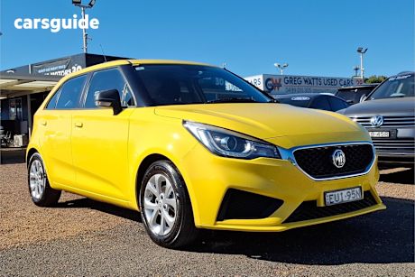 Yellow 2022 MG MG3 Hatch CORE F