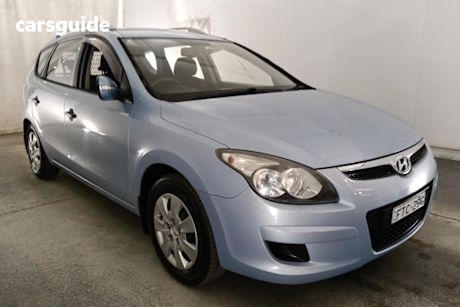 Blue 2011 Hyundai I30 Wagon Cw Sx 2.0
