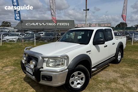White 2008 Ford Ranger Dual Cab Pick-up Xl (4X4)