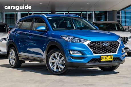 Blue 2019 Hyundai Tucson SUV GO F