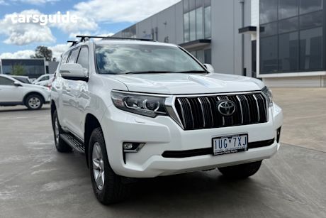 White 2021 Toyota Landcruiser Prado Wagon Gxl