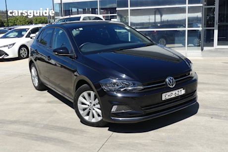 Black 2019 Volkswagen Polo Hatchback 85 Tsi Style