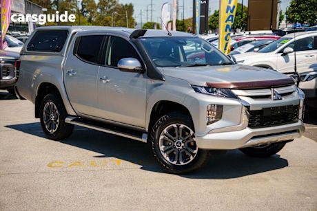 Silver 2020 Mitsubishi Triton Double Cab Pick Up Glx-R (4X4)