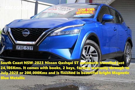 Blue 2023 Nissan Qashqai Wagon St