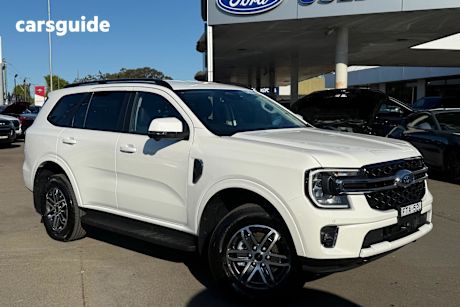 White 2025 Ford Everest SUV TREND 4X4