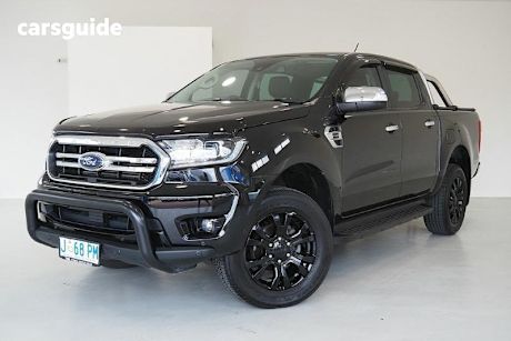 Black 2020 Ford Ranger Ute Tray XLT 4X4