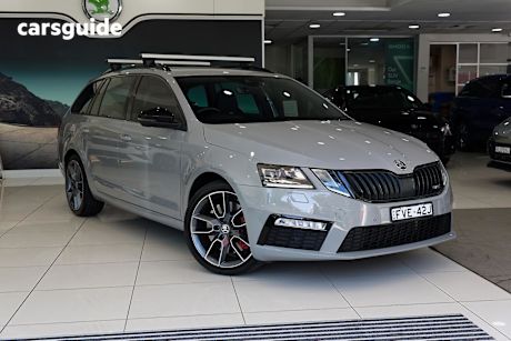 Grey 2018 Skoda Octavia SUV RS 169TSI F