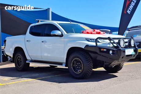 White 2019 Mitsubishi Triton Ute Tray GLS 4X4