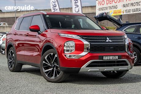 Red 2023 Mitsubishi Outlander SUV ASPIRE F